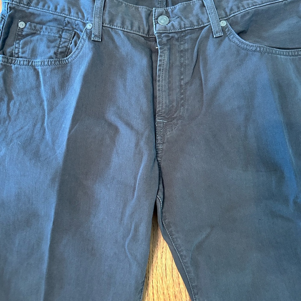 7 for all Mankind Jeans, Grey, 5-Pocket Style, Straight-Leg Jeans, 36 X 34 - Picture 5 of 12